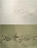 PUMPKIN HARVEST Laser Cut TABLECLOTH 60x84 or 52x70 Choose: IVORY or DILL GREEN
