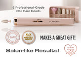 *NEW Finishing Touch FLAWLESS SALON NAILS Pedicure Manicure Tool / Home Travel