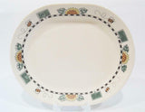 EC Corelle SUNBLOSSOMS Sandstone SERVING PLATTER Plate Sunflowers Bees Seeds