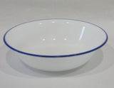 4 Corelle BREATHTAKING BLUE RIM 10-oz DESSERT BOWLS Fruit KEY WEST, TRUE, CAFE, MAVI