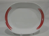 Corelle Joy Manago STROKES 12x10 SERVING PLATTER Plate *Creamy SAND TAN Beige