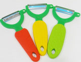 5-pc KITCHEN COW Cotton 24x15 DISH TOWELS & Serrated Vegetable PEELER TOOLS SET