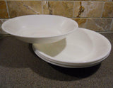 4 Corelle Market Street LANEA WARM WHITE 13-oz PASTA BOWLS Ivory Shallow Meal