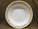 1 CORELLE Corning BUTTERFLY GOLD 15-oz Soup BOWL 8.5" Flat Rimmed Plate Floral