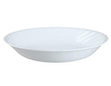 ❤️ PRISTINE! Corelle 20-oz ENHANCEMENTS 8.5" PASTA BOWL Shallow Soup Stew White Swirl