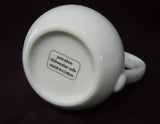 CORELLE Coordinate KYOTO LEAVES Porcelain CREAM / SYRUP PITCHER Red Gray Leaves
