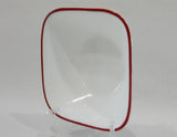 NEW Corelle RED RIM Square 10-oz DESSERT BOWL Fruit Splendor Chelsea Kyoto Leaves