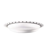 ❤️ Corelle CITY BLOCK 15-oz Flat RIMMED SOUP BOWL Pasta Stew 8.5" BLACK White