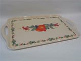 Corelle ABUNDANCE Fruit Sandstone Melamine RECTANGULAR TRAY Serving 19 x 11
