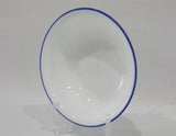 4 Corelle BREATHTAKING BLUE RIM 10-oz DESSERT BOWLS Fruit KEY WEST, TRUE, CAFE, MAVI