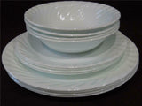 ❤️ 12-pc Corelle ENHANCEMENTS White DINNERWARE SET Dinner Lunch PLATE 18-oz BOWL