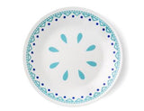 16-pc CORELLE Livingware SANTORINI SKY Dinnerware Set *Cobalt Teal Turquoise NEW