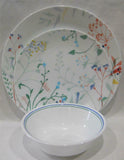 1 Corelle Boutique MONTEVERDE 18-oz SOUP BOWL Cereal Salad *Green Blue Band Rim