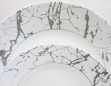 Corelle STONE GREY 21.5-oz SOUP Cereal SALAD BOWL *Silver Gray Marble Asher