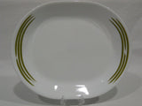 Corelle Joy Manago STROKES 12x10 SERVING PLATTER Plate *Creamy SAND TAN Beige