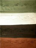 PUMPKIN HARVEST Laser Cut TABLECLOTH 60x84 or 52x70 Choose: IVORY or DILL GREEN