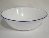 Corelle NAVY INDIGO BLUE RIM *Choose 1 or 2 Qt SERVING BOWL *Cafe, True, Lia, Nordic, Hoops