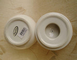 Pacific WHITE SUGAR BOWL & GRAVY BOAT Creamer Sauce w/Corning UNDERPLATE *New