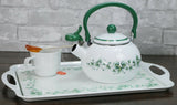 ❤️ CORELLE 2 Qt. WHISTLING TEA KETTLE SIMPLE LINES or SOUTH BEACH