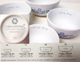 ❤️ NEW 4-pc CorningWare CORNFLOWER BLUE Stoneware MEASURING PREP BOWL SET