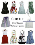 New Corelle Coordinates KITCHEN APRON w/POCKET Chef BBQ Cook CHOOSE YOUR PATTERN