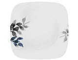 ❤️ NEW Corelle Square KYOTO NIGHT 10.5" DINNER PLATE *Japanese Garden Blue Gray Leaf