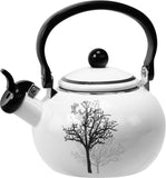 ❤️ CORELLE 2 Qt. WHISTLING TEA KETTLE SIMPLE LINES or SOUTH BEACH