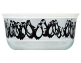 1 Pyrex HALLOWEEN 4 Cup / 1 Qt Glass Storage >>CHOICE: PUMPKINS PENGUINS or OWLS