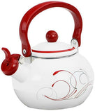 ❤️ CORELLE 2 Qt. WHISTLING TEA KETTLE SIMPLE LINES or SOUTH BEACH