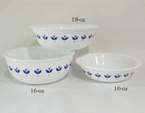 1 Corelle Boutique UPTOWNE BLUE MAVI 16-oz SOUP CEREAL BOWL *Sannois Porto Calle