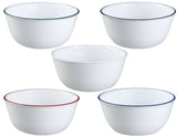 ❤️ New CORELLE 28-oz SOUP Chili BOWL *Choices: Cafe Banded WHITE CAFE BLACK BLUE RED