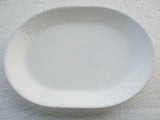 ❤️ Corelle BOUTIQUE CHERISH  10 x 12 1/4 SERVING PLATTER *Embossed White Blossoms