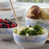 ❤️ NEW 3-pc CorningWare Corning CORNFLOWER BLUE Stoneware MIXING & SERVING BOWL SET