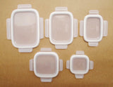 SNAPWARE Plastic COVERS for Corelle White BAKE SERVE STORE DISH *Choose Size