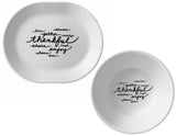 ❤️ Corelle CELEBRATIONS THANKFUL Serving Piece >>Choose: PLATTER or 2-Qt BOWL