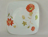 ❤️ CORELLE Square MATILDA >Choice: DINNER or LUNCH PLATE Orange BOHEMIAN FLORAL