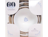 ❤️ NEW 3-pc CorningWare Corning CORNFLOWER BLUE Stoneware MIXING & SERVING BOWL SET