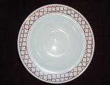 Corelle CRIMSON TRELLIS Wide Rim 28-oz Entree BOWL 11" Serving Pasta HOLIDAY RED