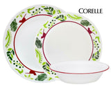 ❤️ 16-pc Corelle BIRDS and BOUGHS Dinnerware Set *CHRISTMAS + 2014 Holiday Plate