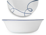❤️ Corelle 18-oz SOUP CEREAL SALAD BOWL *Cobalt Circles, Ocean Blues, True Blue