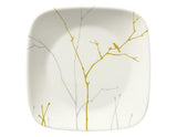 1 Corelle Market Street New York GILDED WOODS Square 6.5" DESSERT Bread PLATE