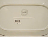 DRINK COCA~COLA Stoneware SNACK TRAY 12x7 Coke Soda Beverage RED GREEN WHITE New