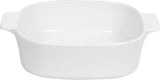 New CORNINGWARE Stovetop 6-pc PYROCERAM Winter Frost WHITE Casserole Set 2 & 3-Qt