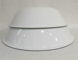Corelle BLACK RIM Choice: 1 Qt or 2 Qt SERVING BOWL *Cafe, Night, Lace, Beads