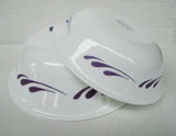 1 Corelle CELEBRATION BOWL Purple Splash CHOOSE: 18-oz Soup OR 10-oz Dessert NEW