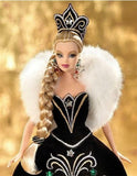 *NIB 2006 HOLIDAY BARBIE *Bob Mackie BLACK VELVET Embellished Gown Blonde Braid