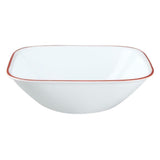 Corelle Square HAPPY DAYS / MATILDA / COUNTRY DAWN 22-oz Soup Cereal BOWL ORANGE
