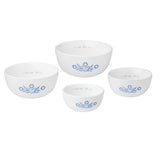 ❤️ NEW 4-pc CorningWare CORNFLOWER BLUE Stoneware MEASURING PREP BOWL SET