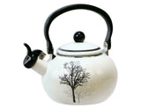 ❤️ CORELLE 2 Qt. WHISTLING TEA KETTLE SIMPLE LINES or SOUTH BEACH