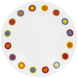 1 Corelle Orange HOT DOTS Spot On 10-oz DESSERT Sauce BOWL 5 3/8"